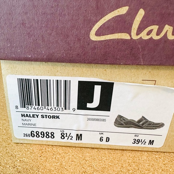 Clarks Haley Stork Slip On / Navy / 8.5 - Picture 8 of 8